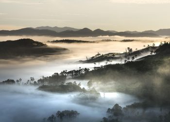 mountains, foggy, vietnam, morning mist, landscape, hills, fog, nature, clouds