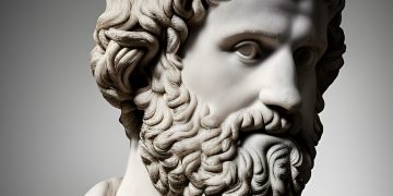 ai generated, aristotle, philosopher, philosophy, ancient, greek, historical, history, statue, bust, portrait, man, author, wisdom, sculpture, aristotle, aristotle, aristotle, aristotle, aristotle, philosopher