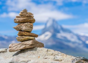 cairn, stone tower, nature, balance, rock, stability, harmony, stacked, matterhorn, mountain